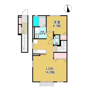 Mon cheri【2階】の間取り