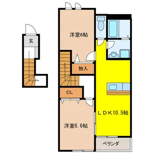 エクセレント 2012【1階】の間取り
