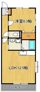 アトリオ鷺沼【3階】の間取り