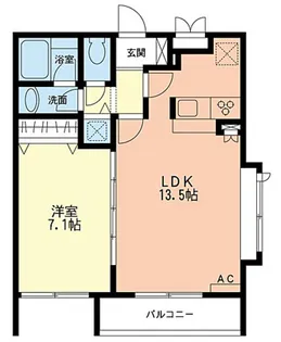 Vent Vert【3階】の間取り