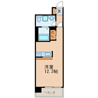 Gramercy Shirakawa Koen【8階】の間取り