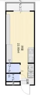 花の木ハイツ【4階】の間取り