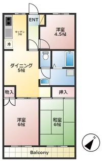 センチュリーハイツ【2階】の間取り