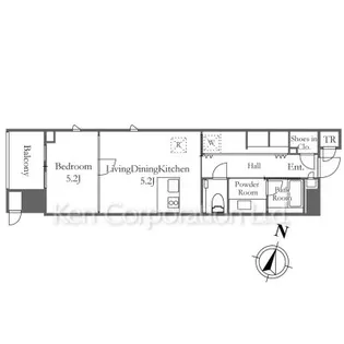 プラウド神田【5階】の間取り