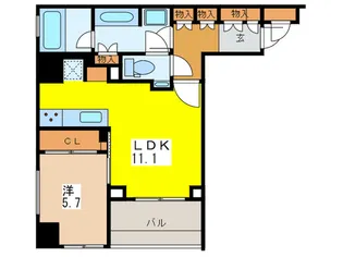 ザパ-クハウス日本橋蛎殻町【2階】の間取り
