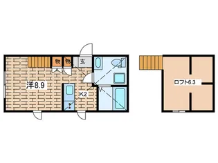 プリマベーラ【1階】の間取り