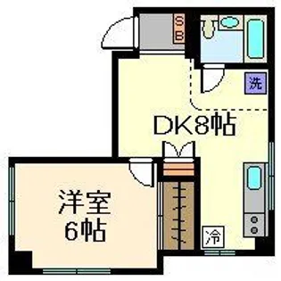 山口ビル【3階】の間取り