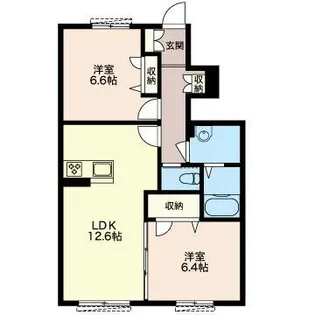 アンビエラ【1階】の間取り