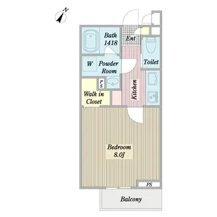 リヴェール東松戸【1階】の間取り