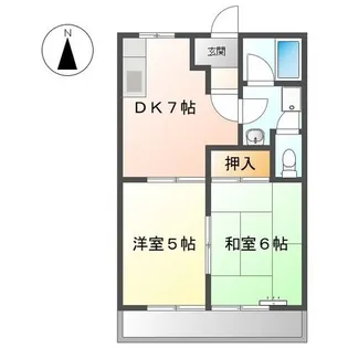 ユーハイムKATO【1階】の間取り