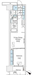 ロイヤルパークス有明【2階】の間取り