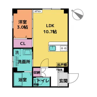 LuLu Kosugi【2階】の間取り