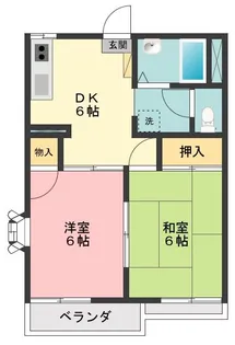 アネックスサカエ【2階】の間取り