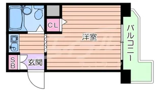 アパートメントSUITA【2階】の間取り