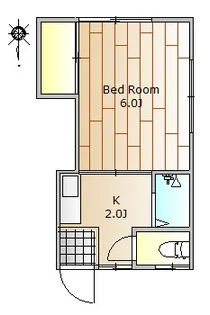 プチシュマン中目黒【2階】の間取り