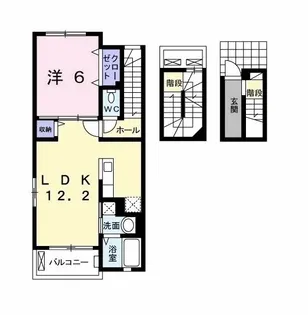 エムライゼ【3階】の間取り