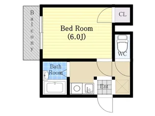 コヤマハイツ伊保【2階】の間取り