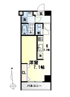 Spring field miyamachi II(スプリングフィールド【2階】の間取り