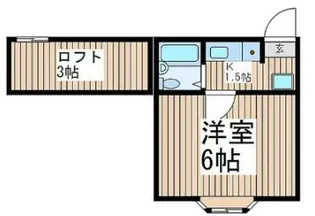 王子ハイツ【2階】の間取り