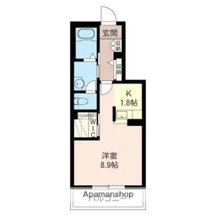 Trapezio【2階】の間取り