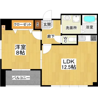 メゾン桜町【2階】の間取り