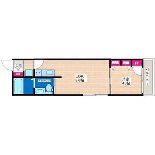 Fmaison 背戸口【3階】の間取り