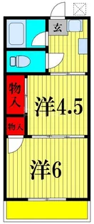 YKフラット【2階】の間取り