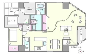 Urban Green【5階】の間取り
