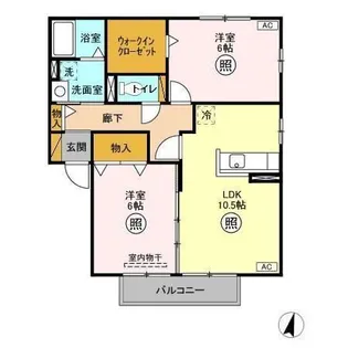 大黒屋【2階】の間取り