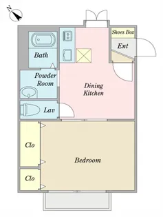 ラ・フローラ永福【2階】の間取り