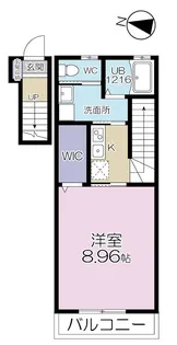 エスパーダ小竹町【2階】の間取り