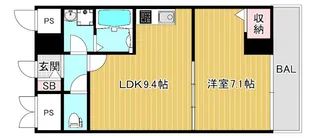 ル・ボーシエル【2階】の間取り