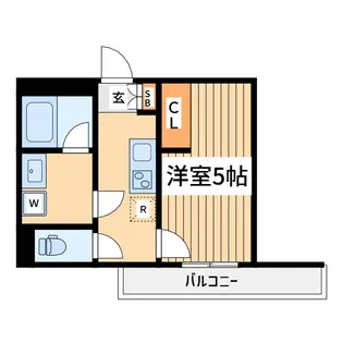 カインドネス鶴見小野【2階】の間取り