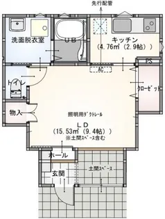 s.a.box寺家C棟【1階】の間取り