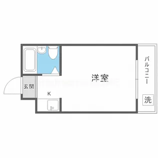 アインス蒲生【3階】の間取り