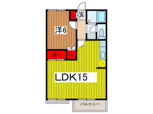 グランハイム関根【2階】の間取り