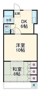 コーポオオサワII【2階】の間取り
