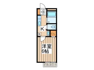 ア-ク・フラット【2階】の間取り