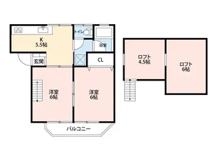 CORPO25【2階】の間取り