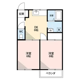 リアン・カネノミヤ【1階】の間取り