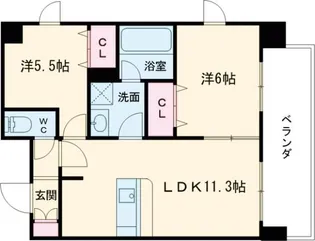 プレステージ10番館【7階】の間取り