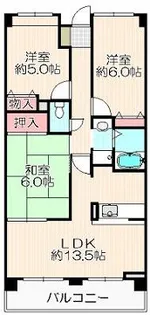 アーバネックス三国ヶ丘【4階】の間取り