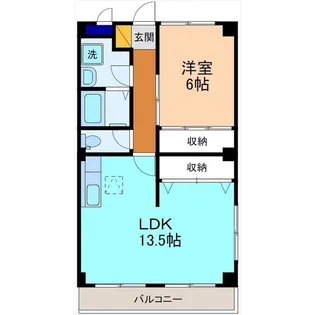 ミントガーデン【1階】の間取り