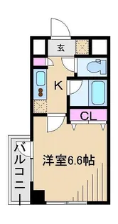 セントパレス王子【4階】の間取り