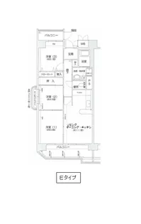 コーシャハイツ高見38 (大阪市住まい公社)【2階】の間取り