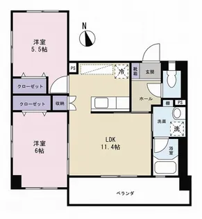 ネクステージ城 ~gusuku~【1階】の間取り