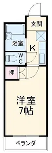 サンライズパレス【3階】の間取り