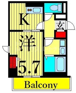 ヴェルドミール【3階】の間取り