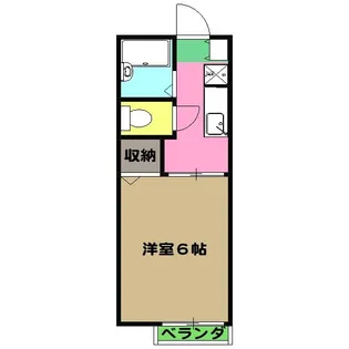 エスエスハイム【2階】の間取り