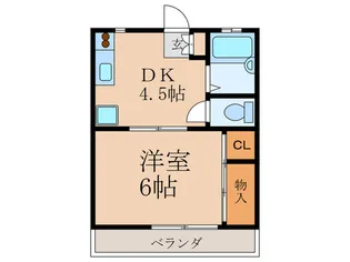 YKハイム【1階】の間取り